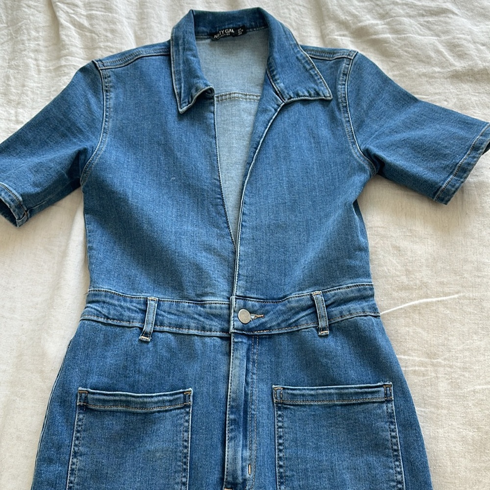 Nasty Gal Jean Jumpsuit